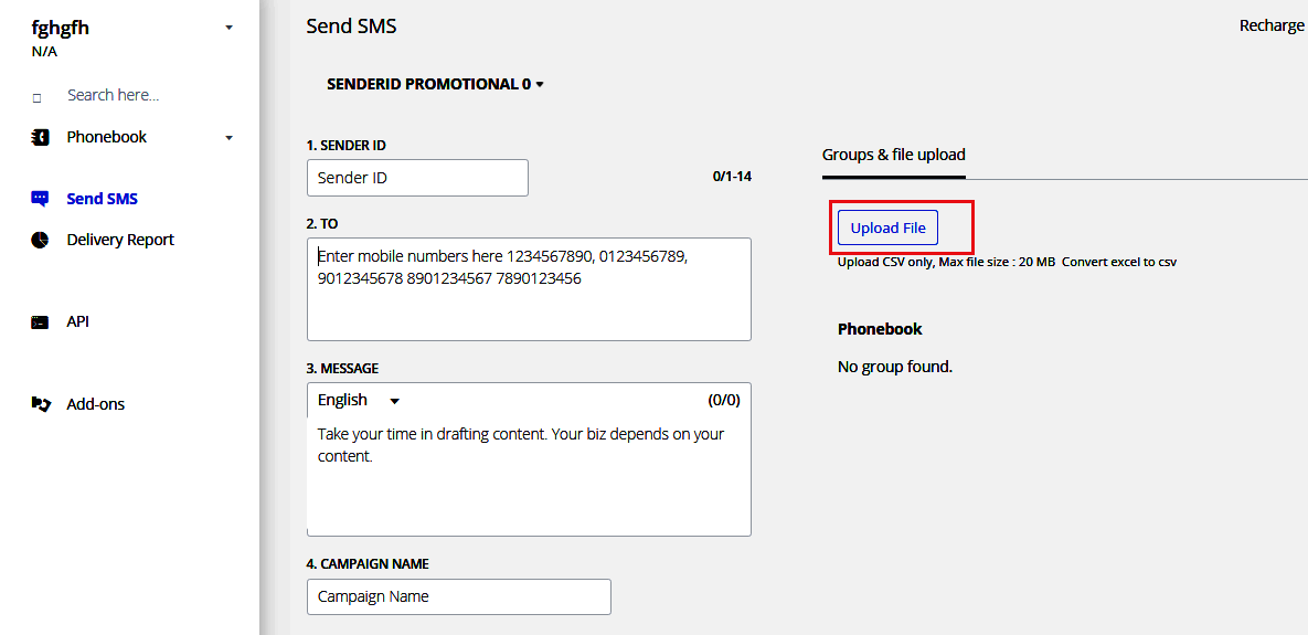 How To Upload CSV File